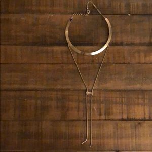 Gold Vintage Style 80s Necklace